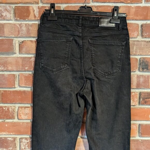 Frank & Oak Women's High Rise Jeans - Charcoal - Picture 6 of 11